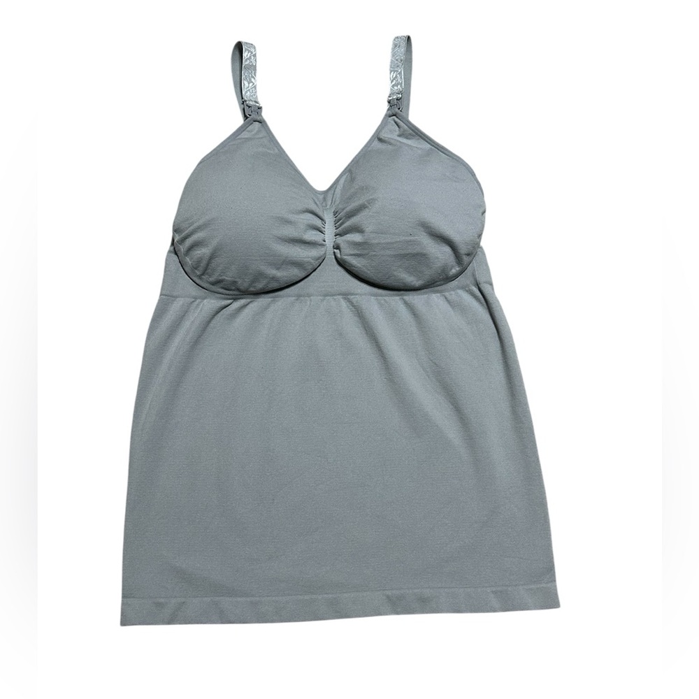 Kindred Bravely Simply Sublime maternity nursing tank top size XL Busty gray